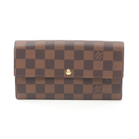 Louis Vuitton Damier Ebene Long Wallet N61734