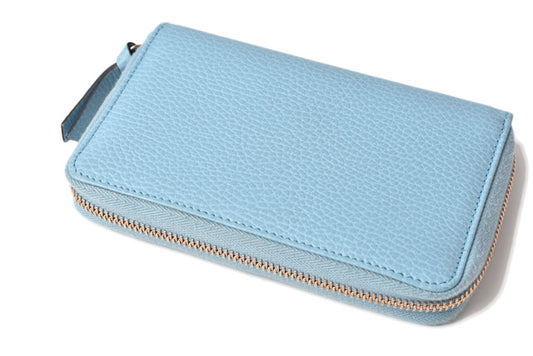 Gucci Leather Wallet Swing Light Blue