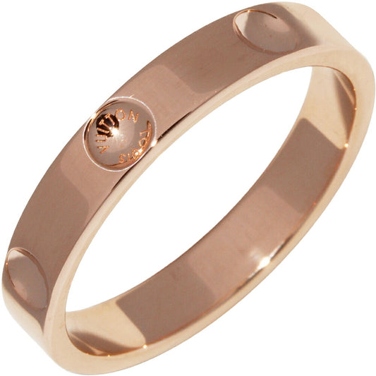 Louis Vuitton K18PG Pink Gold Ring Q9F03I