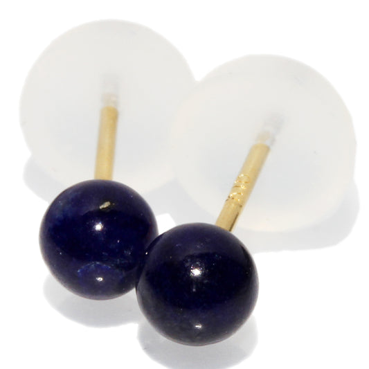 K18YG Lapis Lazuli Earrings