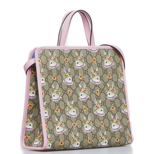 Gucci GG Supreme Yuko Higuchi Rabbit Handbag