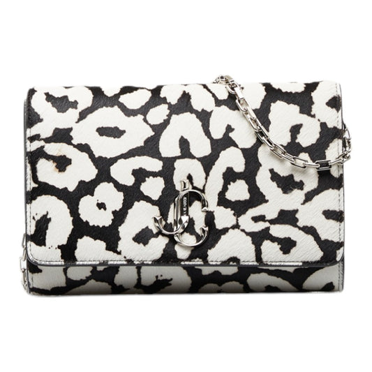 Jimmy Choo Leopard Chain Shoulder Bag