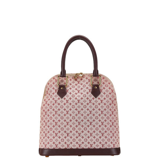 Louis Vuitton Mini Alma Handbag Canvas Leather