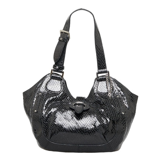 Celine Python Charm Leather Handbag Shoulder Bag