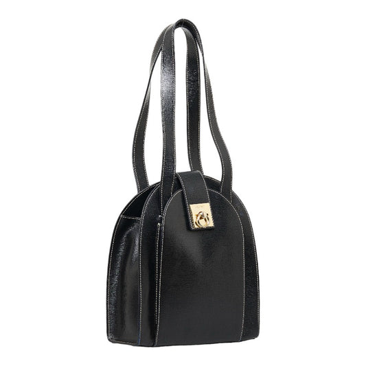 Celine Leather Tote Bag Black