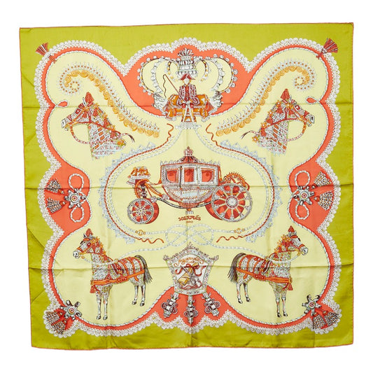 Hermes Silk Scarf Carriage and Nobility