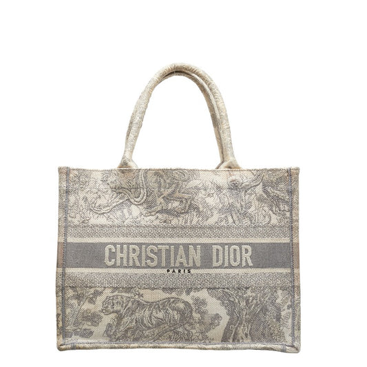 Dior Canvas Book Tote Bag