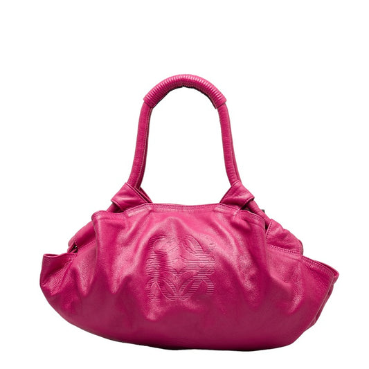 Loewe Anagram Nappa Aire Leather Handbag Pink