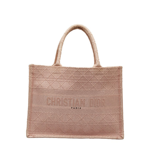 Dior Cannage Book Tote Canvas Bag