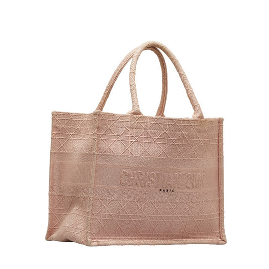 Dior Cannage Book Tote Canvas Bag