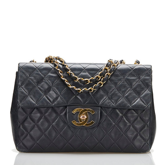 Chanel Matelasse Chain Shoulder Bag Black