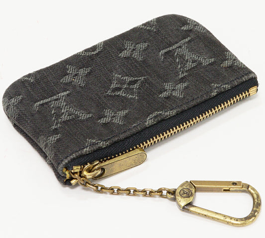 Louis Vuitton Denim Key Pouch M95616