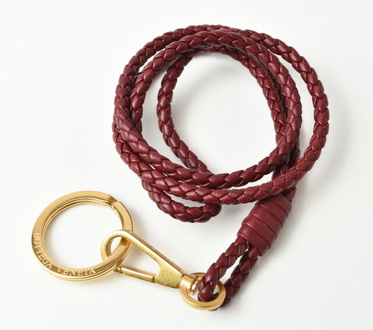 Bottega Veneta Leather Keyring/Neck Strap