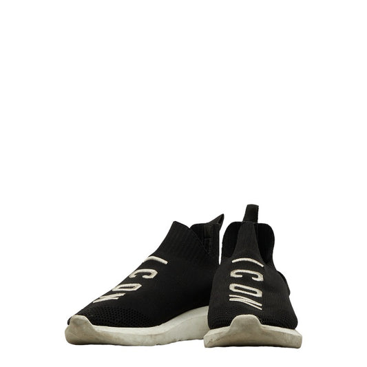 Dsquared2 Logo Canvas Mesh Sneakers Black