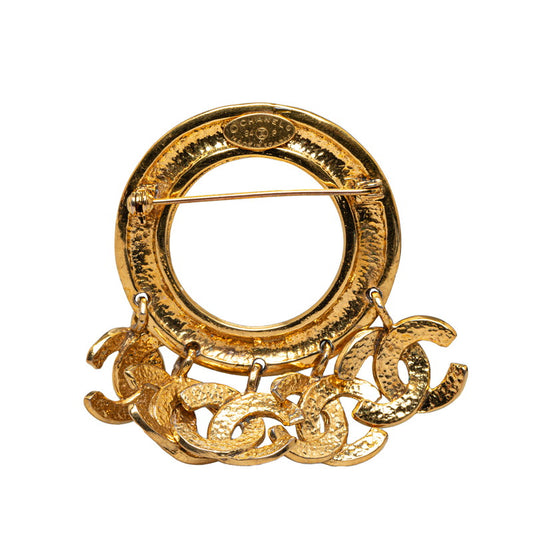 Chanel Vintage Gold Plated Brooch