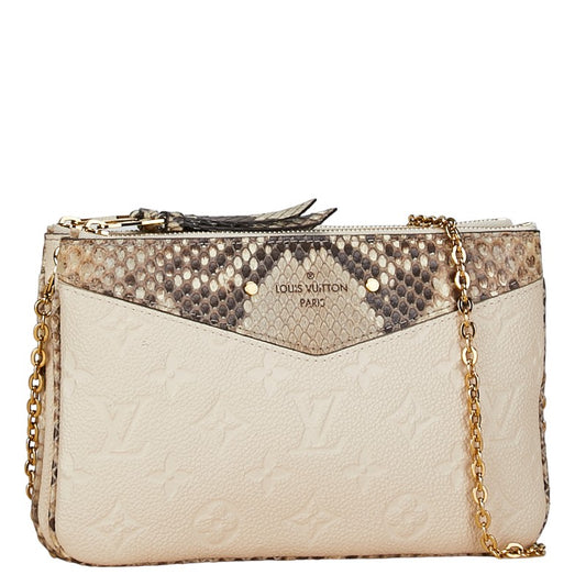 Louis Vuitton Monogram Python Leather Shoulder Bag N96322