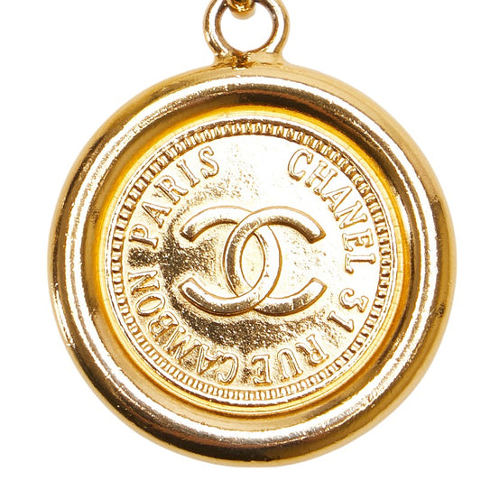 Chanel Coco Mark Medallion Chain Belt Gold