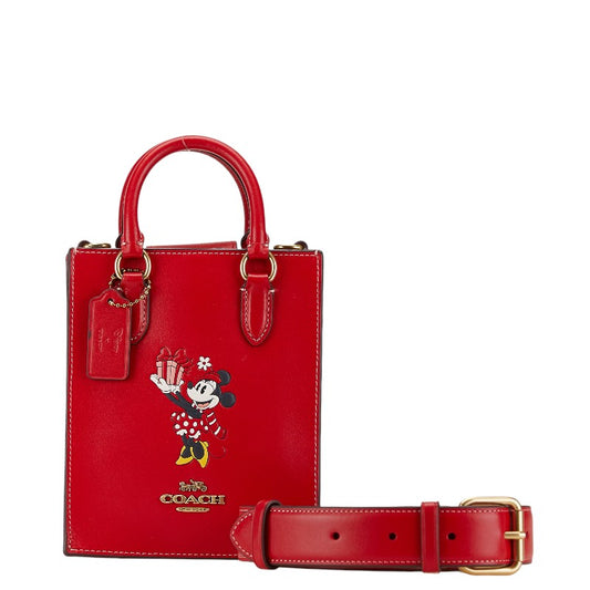 Coach Minnie Mouse Leather Mini Handbag