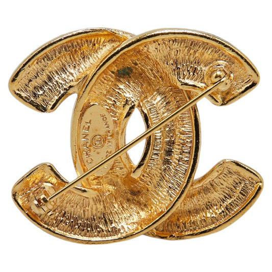 Chanel Coco Mark Gold Plated Brooch