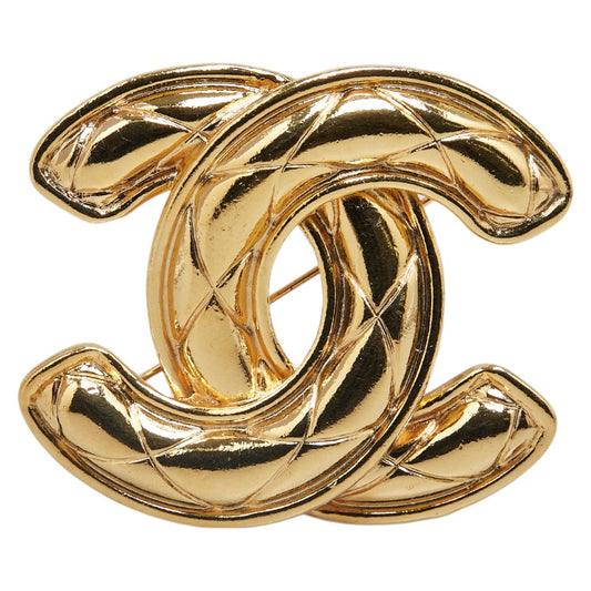 Chanel Coco Mark Gold Brooch