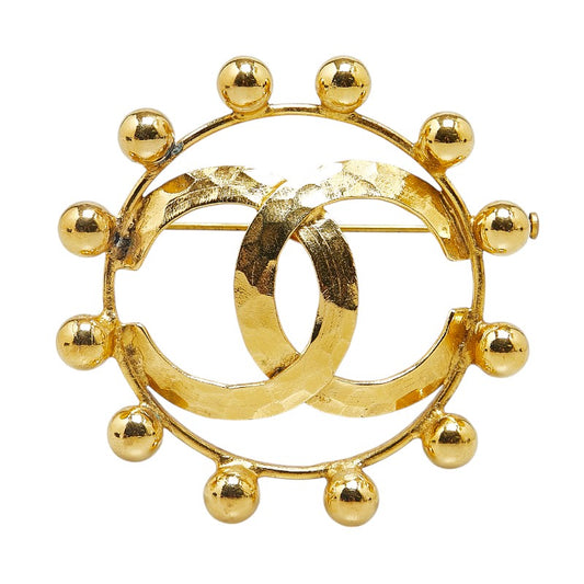 Chanel Coco Mark Gold Brooch