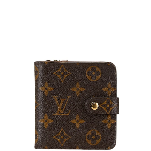 Louis Vuitton Monogram Compact Zip Wallet M61667