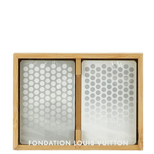 Louis Vuitton Logo Playing Cards White Grey