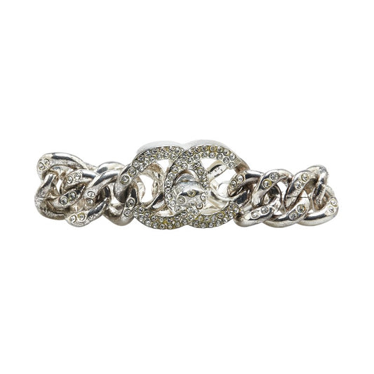 Chanel Coco Mark Turnlock Rhinestone Bracelet