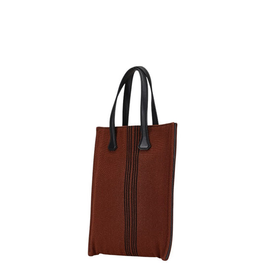 Hermes Potamos Cabas PM Leather Canvas Tote