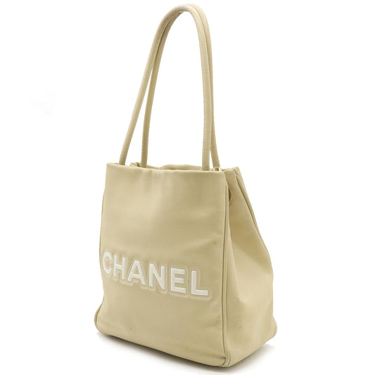 Chanel Camellia Logo Leather Tote Bag A20856