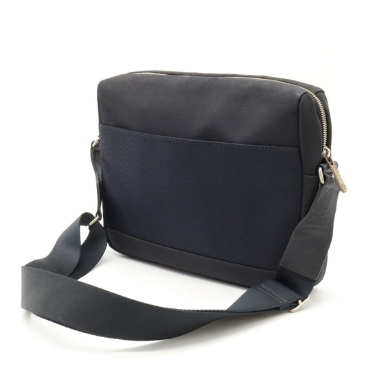 Dunhill Traveller Nylon Canvas Leather Shoulder Bag