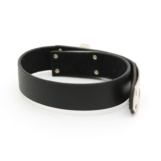 Hermes Kelly Leather Metal Bracelet