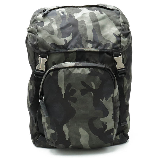 Prada Nylon Backpack Camouflage V135