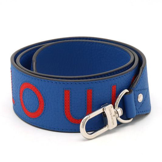 Louis Vuitton Monogram Shoulder Strap Blue Red