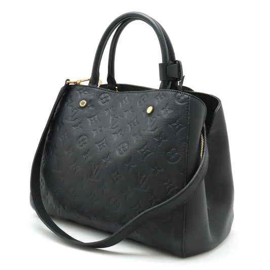 Louis Vuitton Monogram Empreinte Montaigne MM Handbag M41048