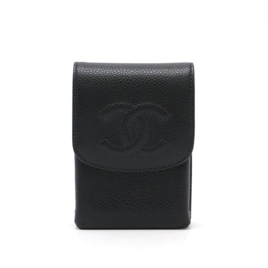 Chanel Caviar Skin Coco Mark iQOS Case A13511