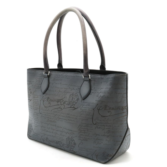 Berluti Caligraphy Tote Bag Venetian Leather