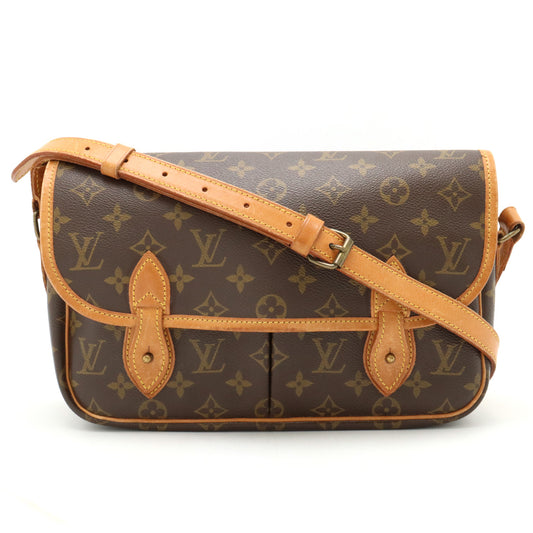 Louis Vuitton Monogram Gibeciere MM Shoulder Bag M42247