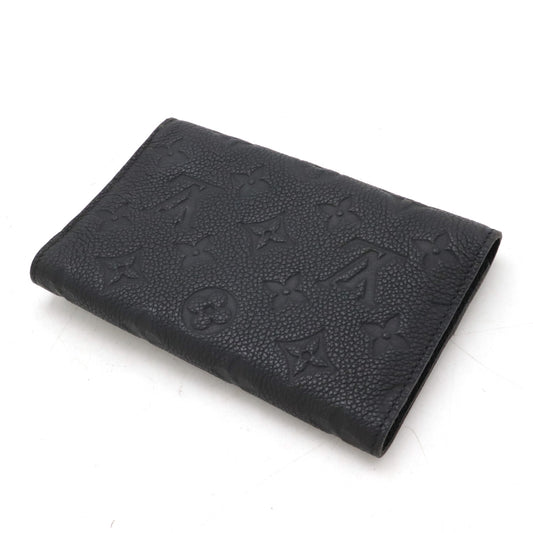 Louis Vuitton Monogram Empreinte Compact Wallet Black