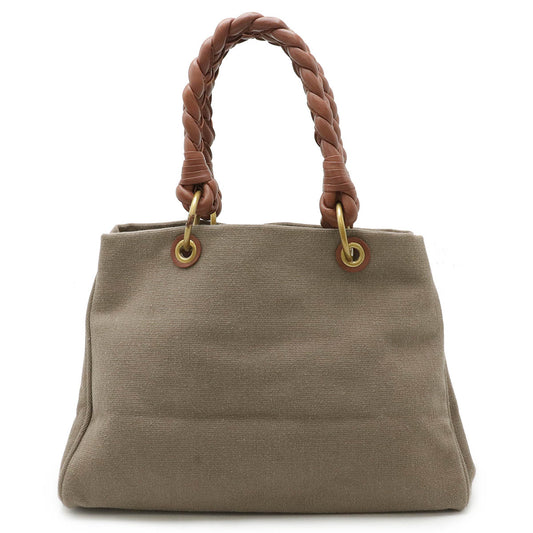 Bottega Veneta Intrecciato Tote Bag Canvas/Leather