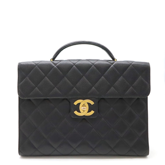 Chanel Caviar Leather Business Briefcase