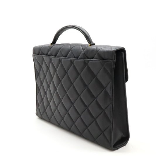 Chanel Caviar Leather Business Briefcase