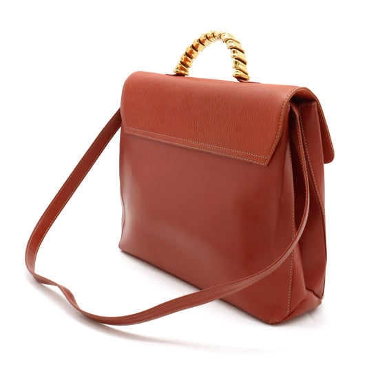 Loewe Velazquez Twist Leather Handbag