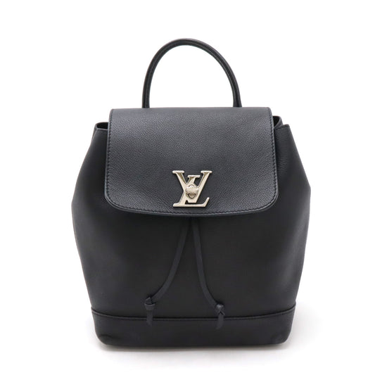 Louis Vuitton Lockme Backpack Black Leather