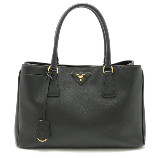 Prada Saffiano Lux Leather Handbag Black