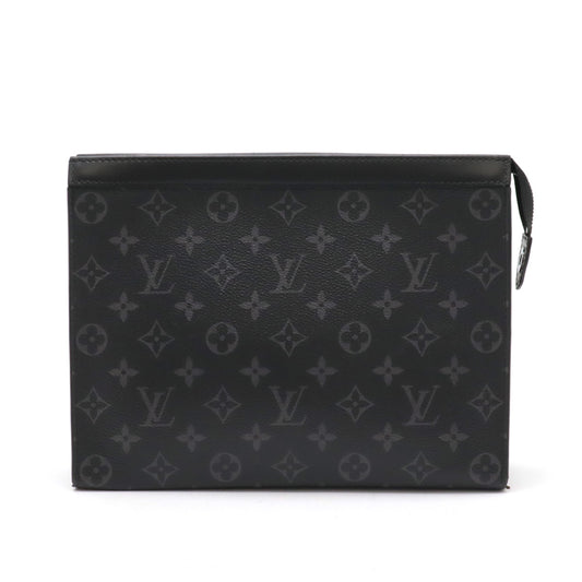 Louis Vuitton Monogram Eclipse Pochette Voyage MM Clutch M61692