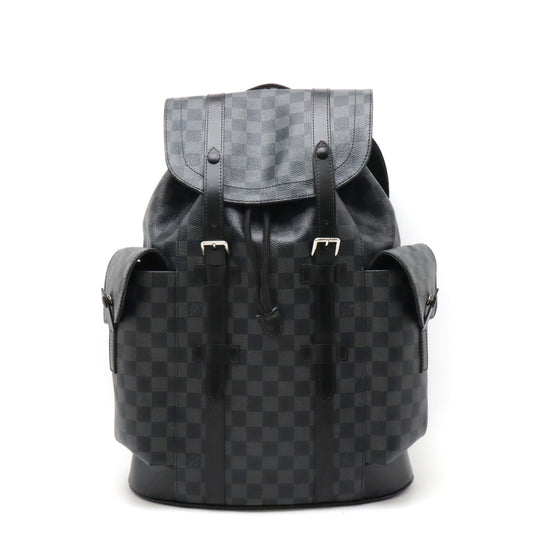 Louis Vuitton Damier Graphite Christopher MM Backpack