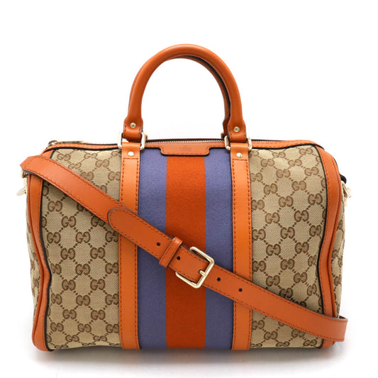 Gucci GG Canvas Leather 2WAY Handbag