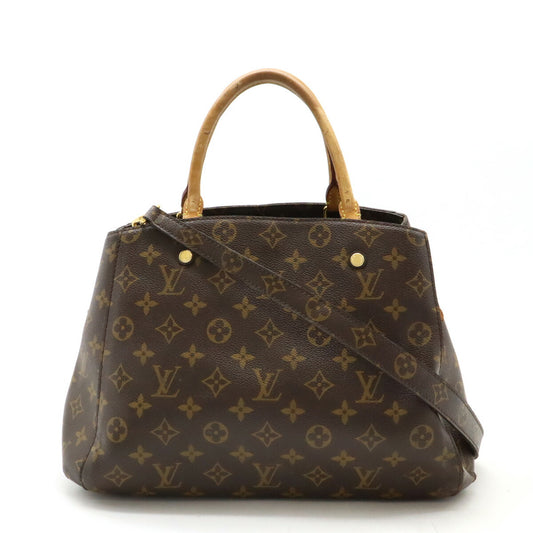 Louis Vuitton Monogram Montaigne MM Handbag M41056