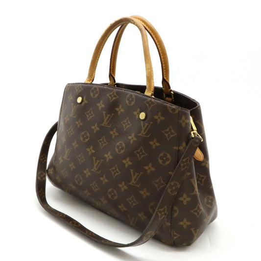 Louis Vuitton Monogram Montaigne MM Handbag M41056